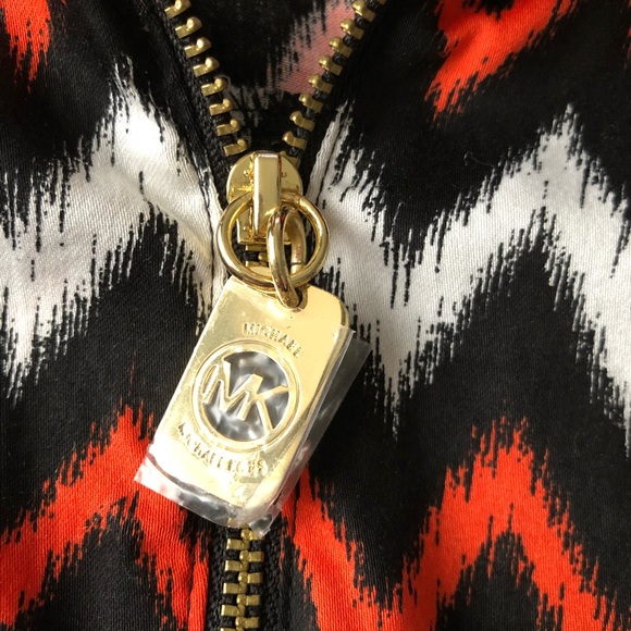 Michael Kors Zip-Front Shirt - Picture 3 of 5